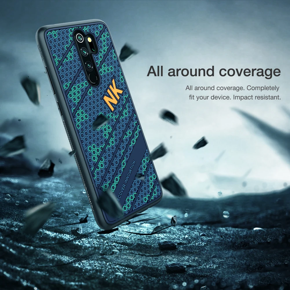 Чехол Nillkin Striker для Xiaomi Redmi Note 8 Pro TPU+ PC Камуфляжный узор чехол для телефона s