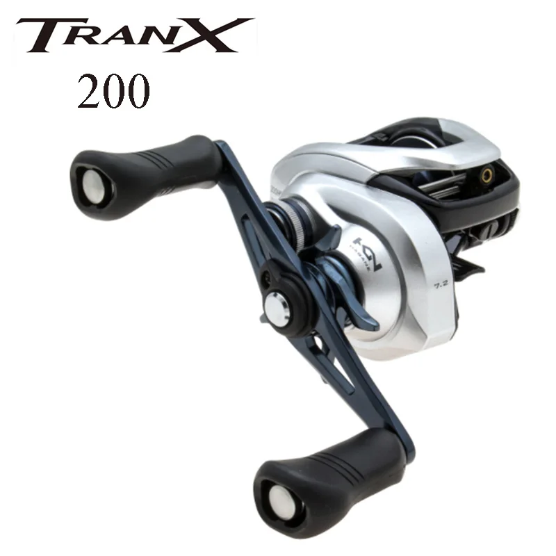 Катушка для заброса приманки SHIMANO TRANX 200A 200AHG 201AHG 5 + 1 шарикоподшипник Hagane CoreProtect