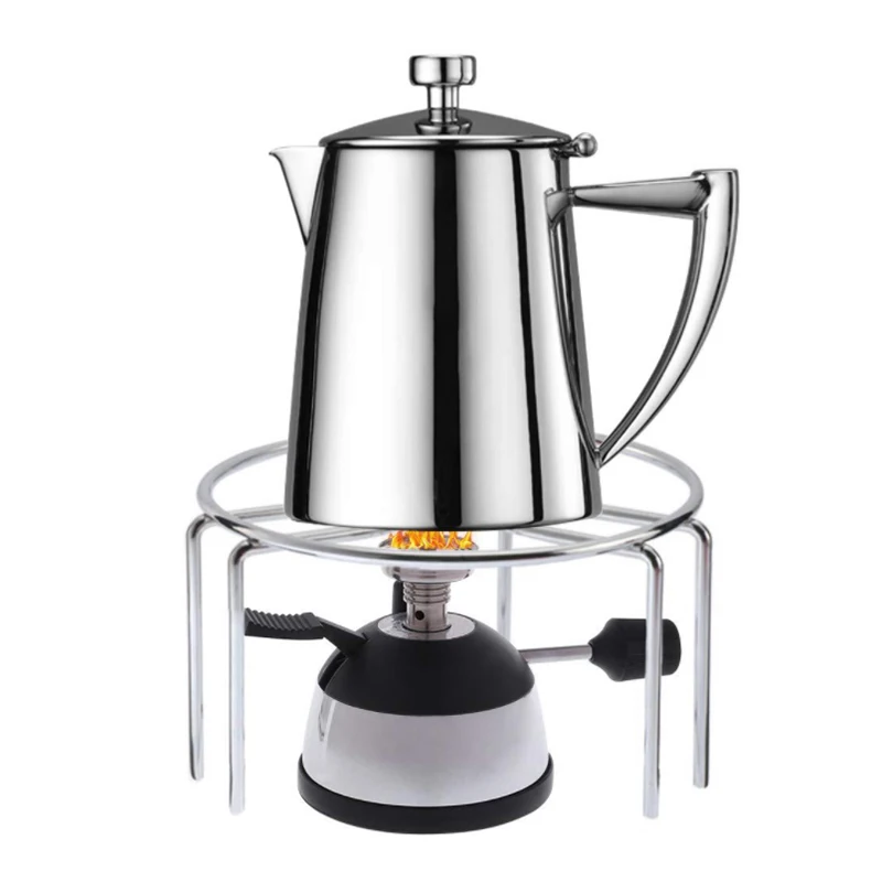 portable coffee stove Wind proof outdoor gas burner camping stove tourist Mocha siphon pot specially equipped with gas furnace
