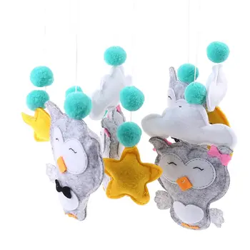 

Baby Crib Holder Rattles Bracket Set Clockwork Music Box DIY Bed Bell Toy