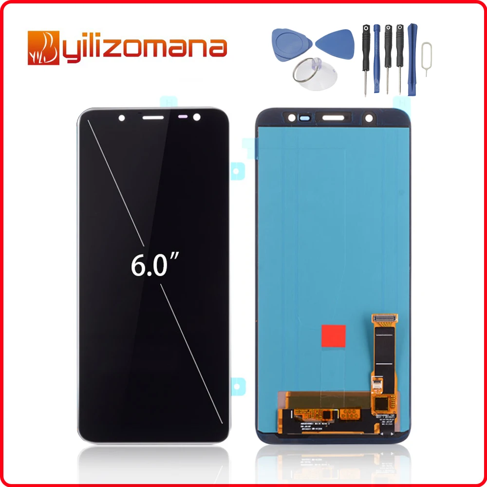 

6.0"AMOLED For SAMSUNG Galaxy J8 2018 J810 LCD Display Touch Screen Digitizer For Samsung J8 2018 Display J810F J810M LCD Screen