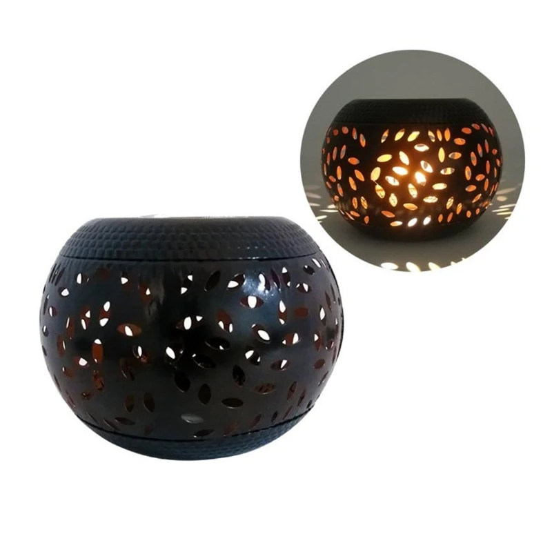 Napenergia -Lámpás, Kültéri Kerti Lámpák, Led Villogó Láng Nélküli Lámpák Kültéri, Parti Dekoratív Vintage Lámpáshoz - Image 5