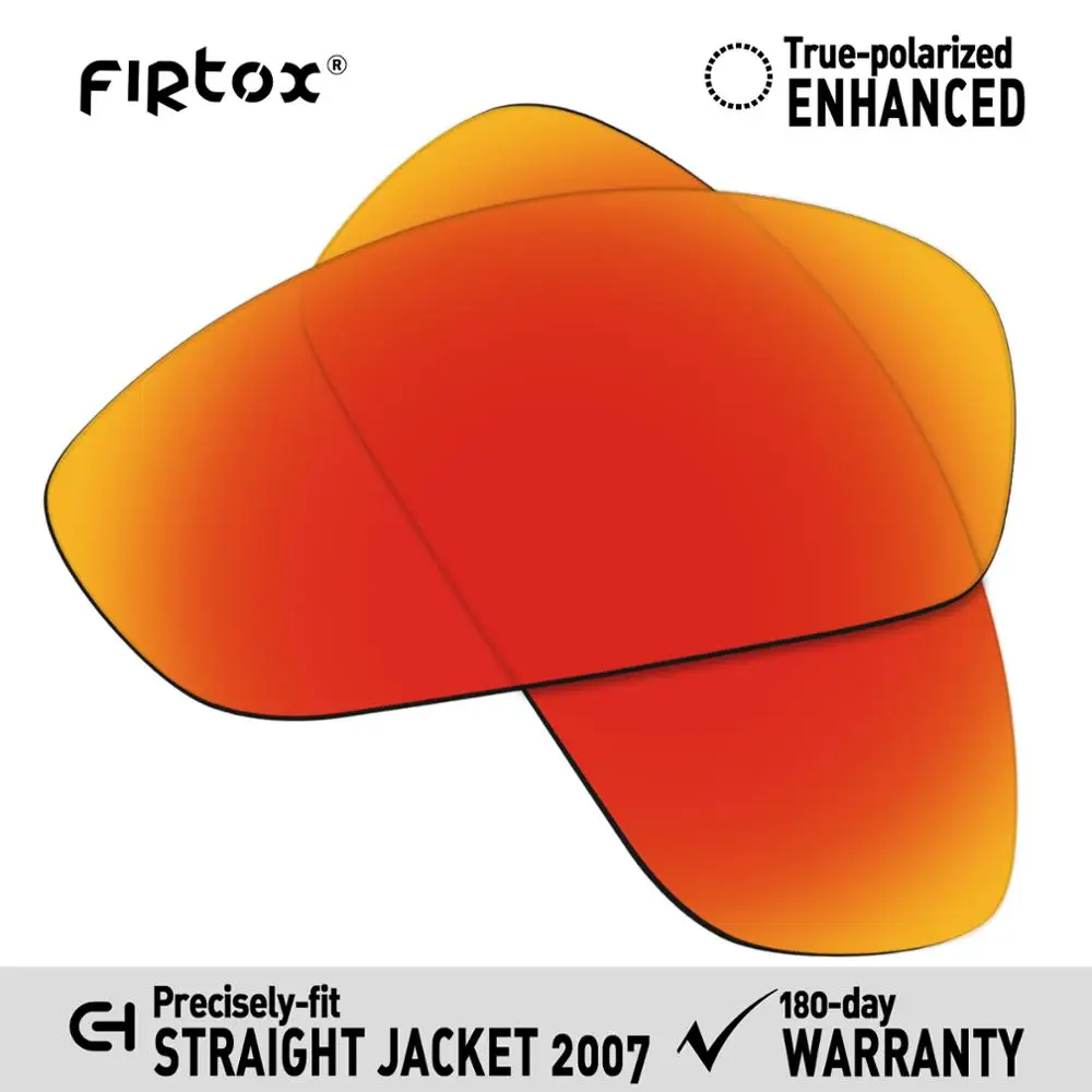Red-Polarized Firtox настоящие поляризованные Сменные рассеиватели UV400 для солнцезащитных очков-oxley Straight Jacket 2007(Только Совместимые линзы - Цвет линз: Red-Polarized