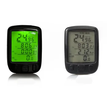 

Outdoors Waterproof Digital LCD Cycle Bicycle Bike Computer Odometer Speedometer Cycling Bicycle Stopwatch Riding Accessories