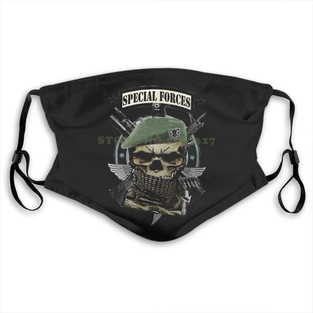 Американский армейский спецназ De Oppresso Liber Grim Reaper Green Beret Rangers летняя | Мужские маски-балаклавы -4001099347210