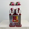 Frozen Drink Slush Machine 2 x12L Smoothie Slushy Maker 2 Cylinder Snow Melting Tank Ice-Cool Juice Dispense Commercial 3