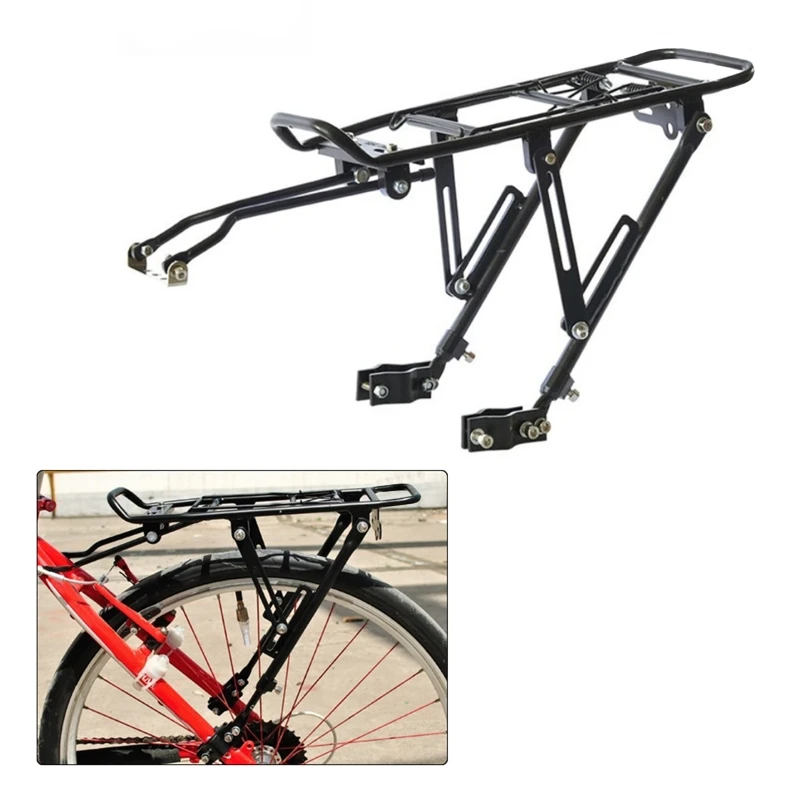Disc Brake Aluminum Alloy Bicycle Rear Rack Mtb Foldable Bikes Pannier