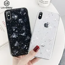 Lovebay Блестящий блестящий чехол для телефона для iPhone 11 Pro Max X XR Xs Max Мягкая Блестящая задняя крышка для iPhone 6 6s 7 8 Plus