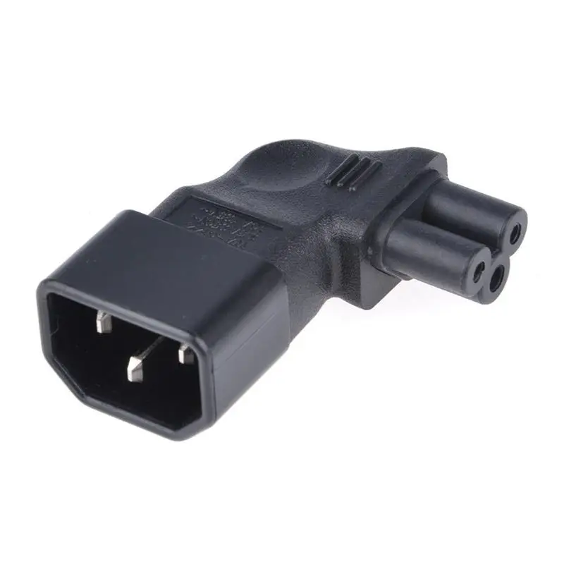 

IEC 320 C14 to C5 90 Degree Left Angle Power Adapter Converter Male/Female
