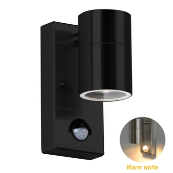 

Walkway Outdoor Automatic Induction Yard Down Easy Install Energy Saving Wall Light PIR Motion Sensor Stainless Steel Night