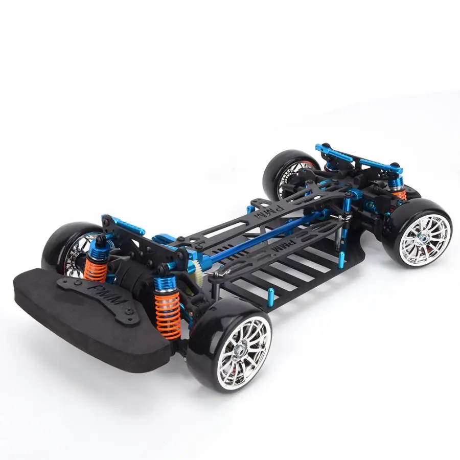 CNC алюминиевый RC автомобиль колесная база рама комплект из углеродного волокна шасси бампер подходит для TT01/TT01E 1/10 RC Гусеничный автомобиль модель аксессуар