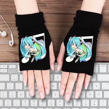 

Cartoon anime gloves Hatsune Miku Full Finger gloves