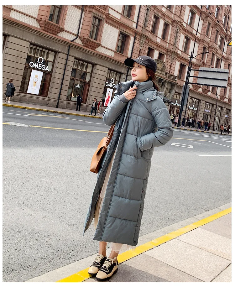 Hot sale Down parka Winter Korean version of mid-long East Gate bread and cotton-padded clothing anti-season coat 913
