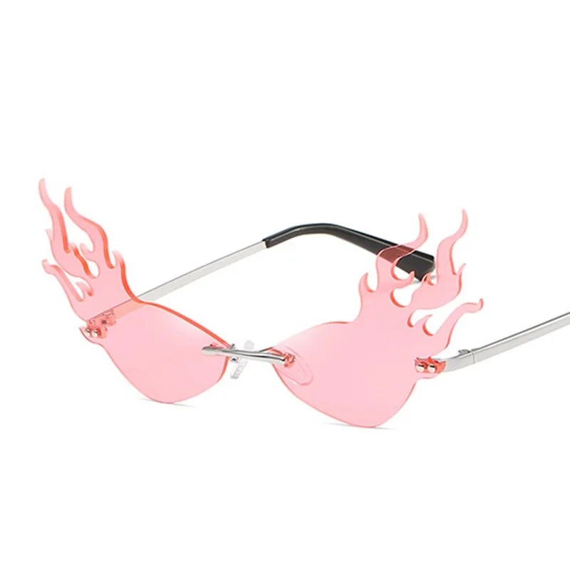 FLAME QUARTZ PHOTOCHROMIC PINK / baby-pink cat-eye sunglasses