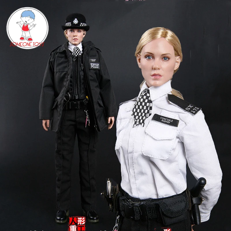 

1/6 Scale London Policewoman Action Figure UK Scotland Yard British Metropolitan Female Police Officer Model Dolls Collection