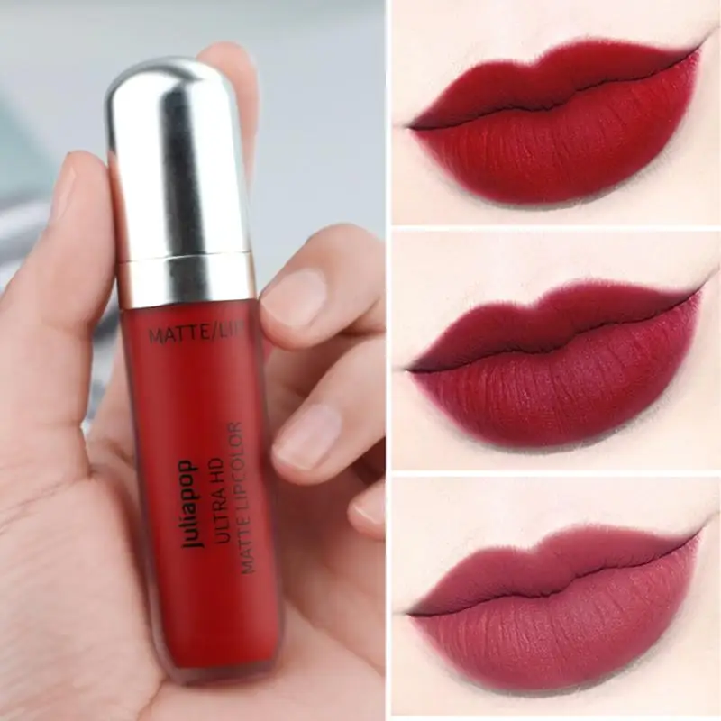 

2020 Non-fading Waterproof Matte Lipstick Lip Glaze Non-stick Cup Lip Gloss Beauty Lip Makeup Long Lasting Waterproof TSLM2
