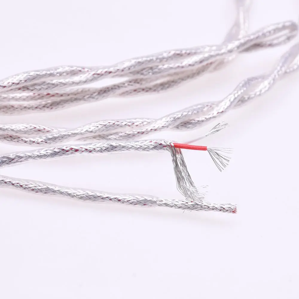 Clear Silver Plated Shield Cable for Mytek Brooklyn DAC 2 1//4 6.35mm Male to 4-pin XLR Female Balanced Adapter