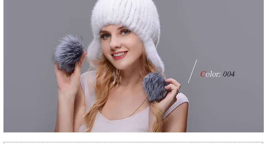 JERYAFUR зима frau nerz hut new hut zu schutzen die ohren von nerz und fox handgemachten Лыжная хижина пелз ворберейтун фон варм