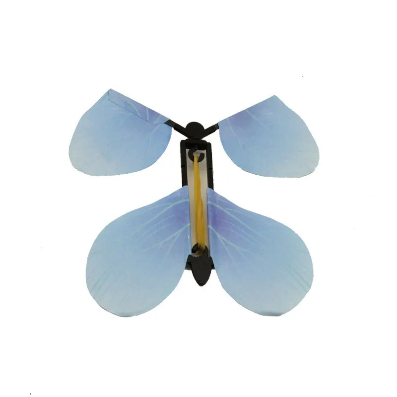 1pc Magical flying butterfly simulation children's creative toys puzzle fun whole decompression magic props trick creative gift