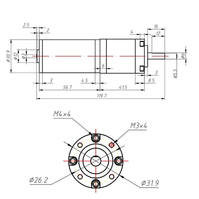 DC мотор Планетарный Редуктор 3 V-24 V 12V 80rpm большой крутящий момент 1:100 10kg. cm 50kg. cm/стойло CW CCW DC Электродвигатель PG32-3157