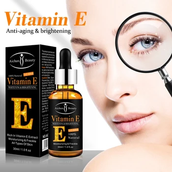 

Vitamin E facial Eye Serum Moisturizing Anti-wrinkle Brightening Liquid Vitamin E - Organic Anti-Aging Serum for Face Eye Treatm