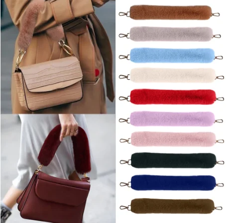 Faux fur bag strap Clearance
