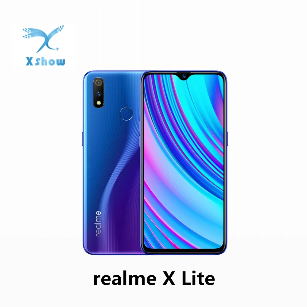 Смартфон Realme X Lite 6 3 дюйма Snapdragon 710 4045 4 + 64 ГБ 20 Вт VOOC МП сканер отпечатка пальца мАч