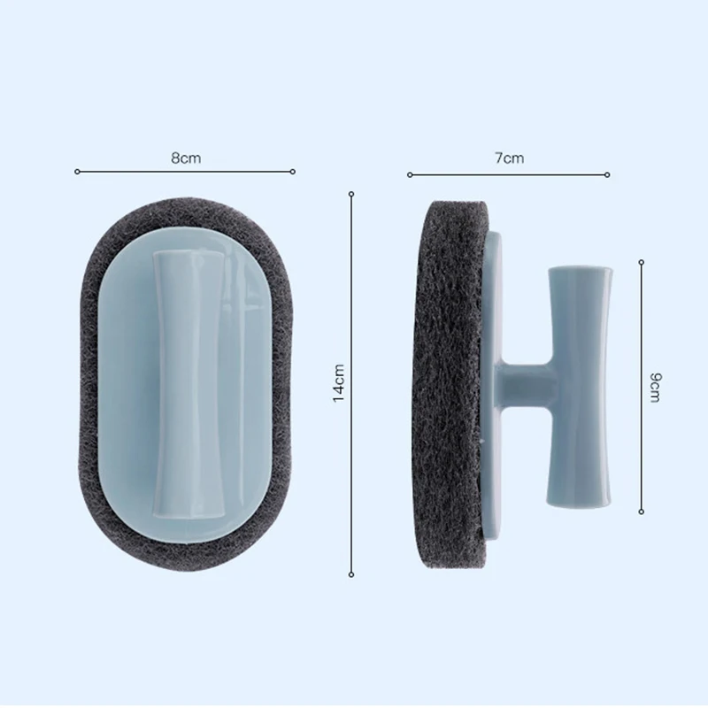 Portable 3 Colors Car Wash T-handle Wax Polishing Compound Sponge Tyre Brush Brush Bathtub Sponge For Kitchen Accessories