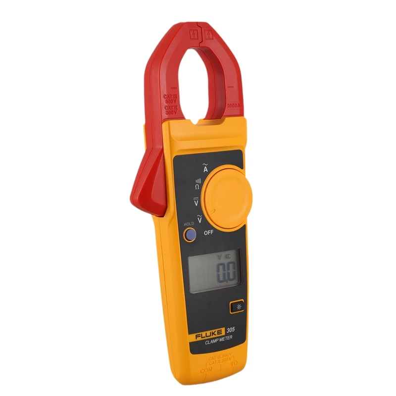 Цифровой клещи Fluke 305 Dmm Электрический амперметр переменного/постоянного тока, мультиметр F305