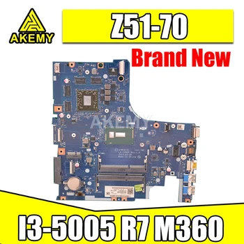 

100% working AIWZ0 Z1 LA-C281P I3-5005U For Lenovo Z51-70 Notebook motherboard