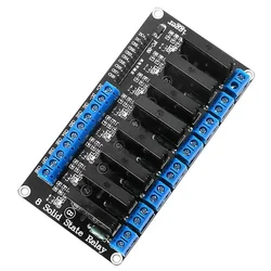Carte de relais à semi conducteurs 8 canaux 5V, Module de déclenchement de haut niveau pour Arduino Uno Duemilanove MEGA2560 MEGA1280 ARM DSP PIC 