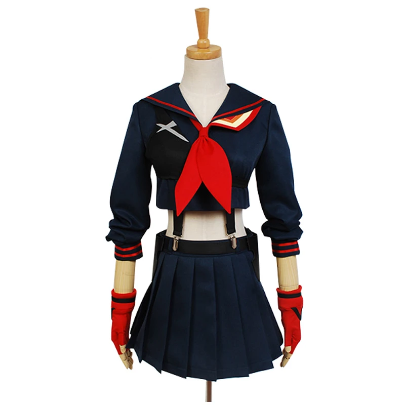 

Kill La Kill Ryuko Matoi Cosplay Costumes Japanese Anime Party Halloween Costume For Women Girls Dress Custom Made