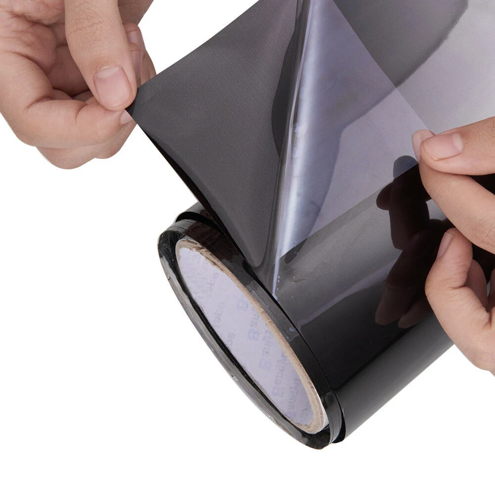 20CMx150CM Black Sun Visor Strip Tint Film Car Front Windshield UV