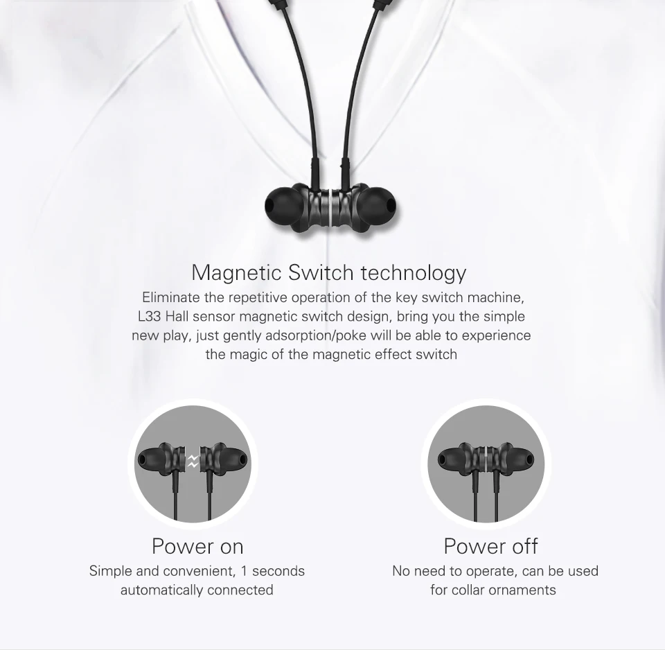 Langsdom L33 Bluetooth наушники беспроводные наушники магнитный переключатель Bluetooth гарнитура 30 шт./партия