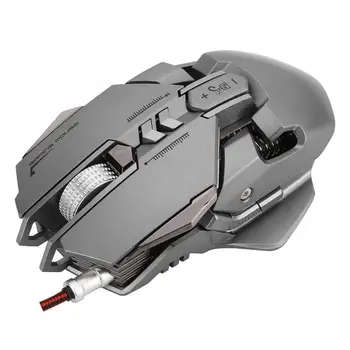 

HXSJ Ergonomic Wired Gaming Mouse 7 Button 6400 DPI LED USB Computer Mouse Gamer Mice Game Mause with Backlight for PC Laptop
