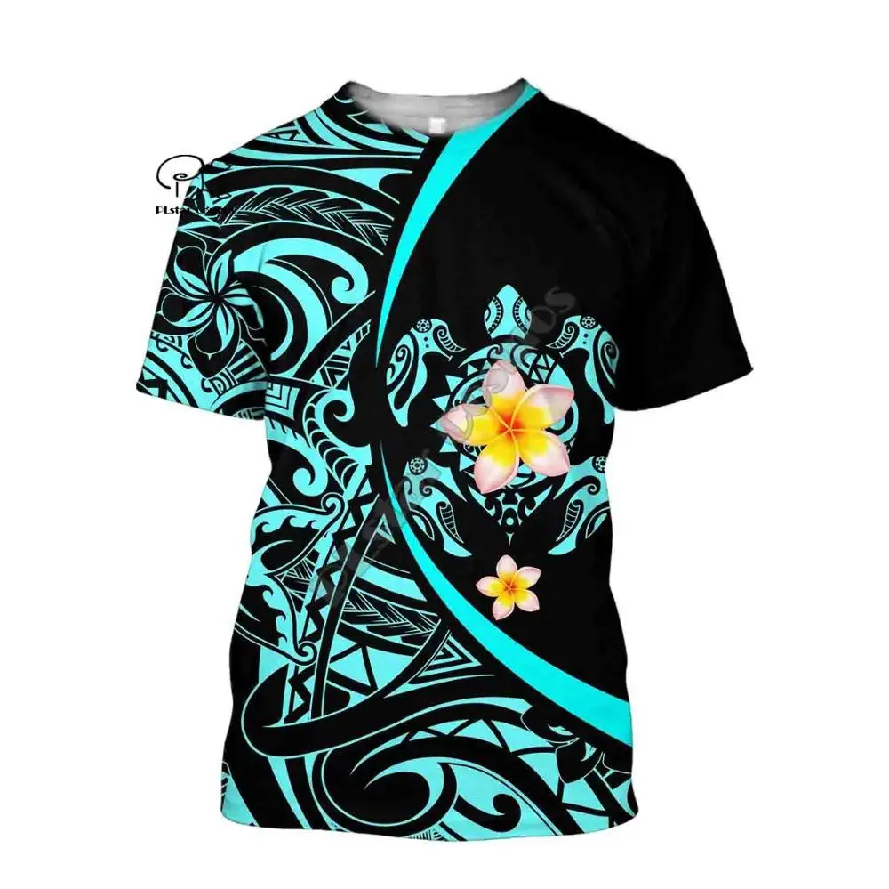 PLstar Cosmos 3DPrint Kanaka Polynesian Tribal country culture Harajuku Streetwear Native Unisex Funny Tshirts Short sleeve -b3 | Мужская