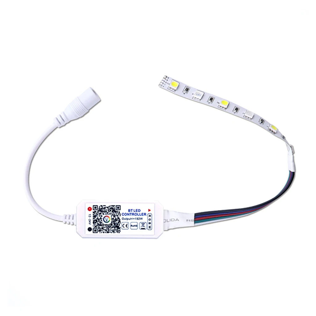 Bluetooth RGBW/RGB контроллер для светодиодный полосы света, Android и iOS бесплатное приложение Bluetooth светодиодный регулятор линейного светильника