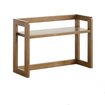 

Solid wood small bookshelf desktop small shelf Nordic simple modern study desk rack B3173