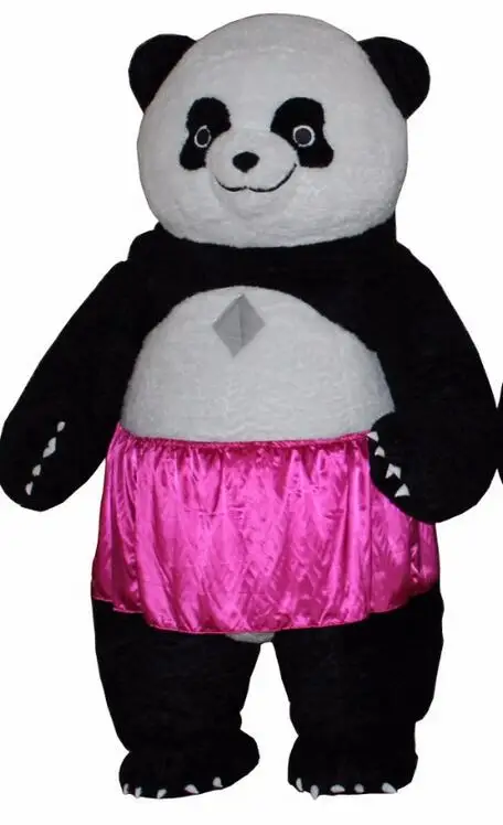 260cm tall Mrs Panda 2 м/3 м надувной костюм талисмана китайской панды для Хэллоуина, вечерние костюмы для костюмированной вечеринки, платье для игр, рекламный костюм для взрослых на заказ от 1,7 м до 1,88 м - Цвет: 260cm tall Mrs Panda