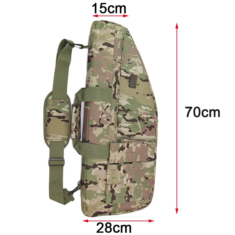 70cm cp Тактическая Сумка для ружья 70, 95, 120 см, чехол для ружья, рюкзак, скошенная сумка для переноски, чехол для страйкбола, сумка на плечо, сумка для охоты - Цвет: 70cm cp