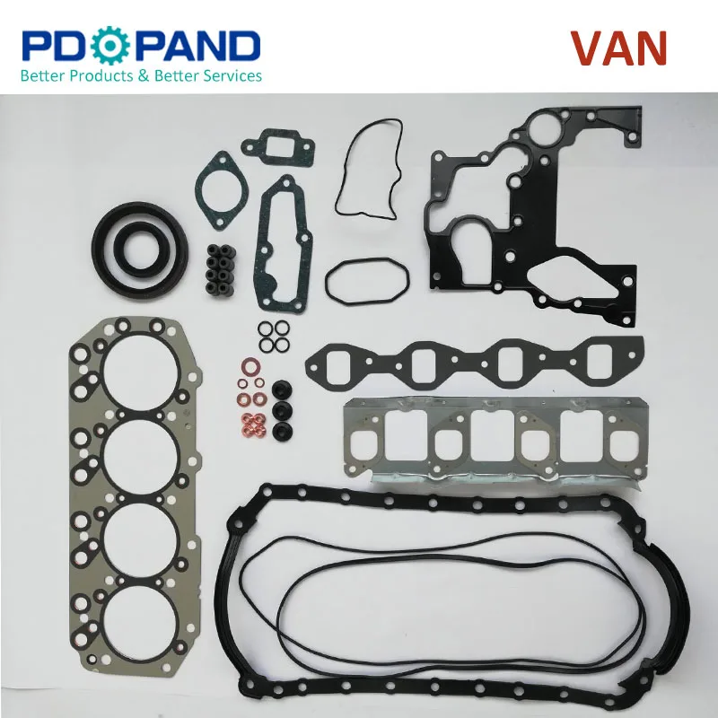 4JB1T 4JA1T engine repair rebuilding gasket kit set for ISUZU TROOPER VEGA ELF TFR TFS NKR NKR D-MAX FASTER KB OPEL CAMPO FRONERA CHEVY GRAND BLAZER TAVERA (2)