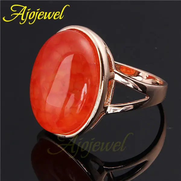 Бренд Ajojewel Размер 7 и 9 Anel Masculino зеленый/красный/пурпурное каменное кольцо для женщин - Цвет основного камня: Красный