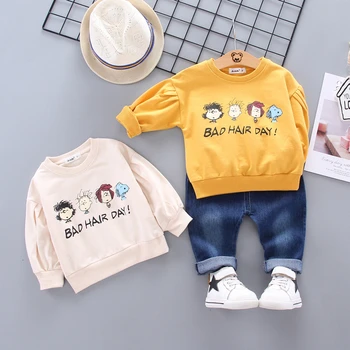 

2020 Autumn Baby Boys Clothes Suit Toddler Infant Clothing suit Kids Cartoon T Shirt Pants 2Pcs/Sets Children Casual Tracksuits