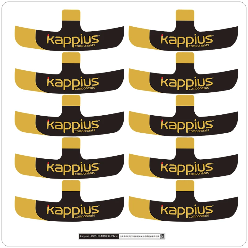 Два колеса наклейка набор для Kappius 29 дюймов горный велосипед MTB велосипедный обод Велоспорт Водонепроницаемые наклейки