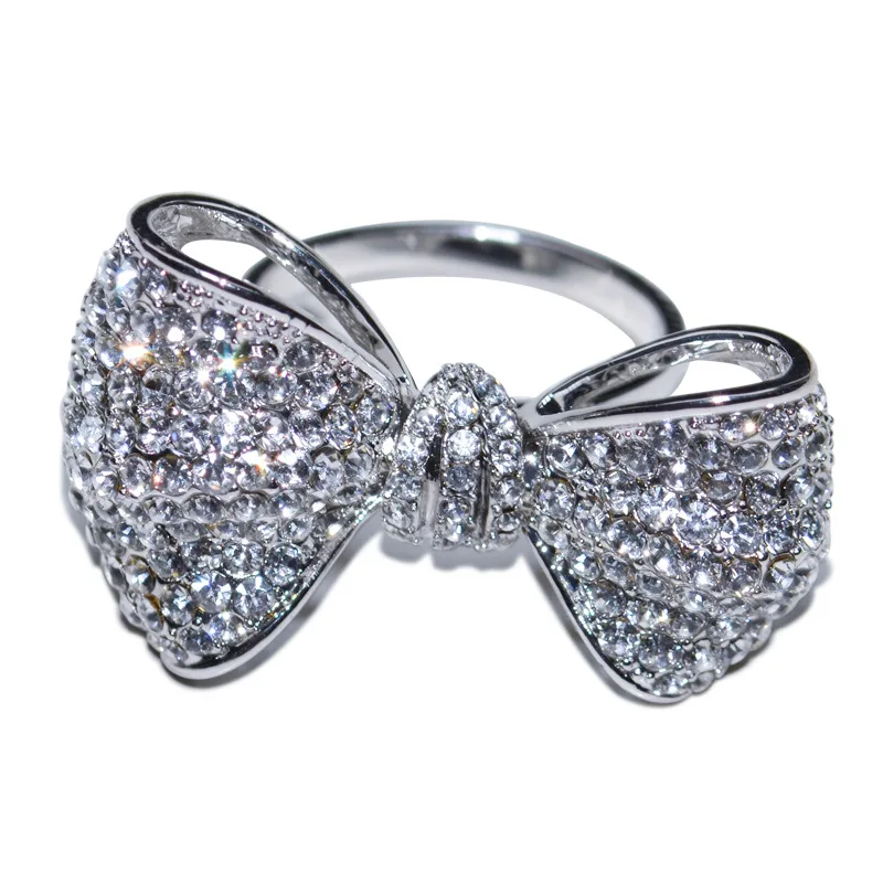 Женское кольцо из серебра 925 пробы с бабочкой | Украшения и аксессуары