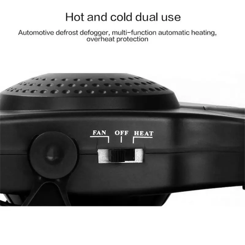 1 шт. автомобильный обогреватель 12 В Dash Mount Ручной портативный горячий холодный вентилятор Defroster Demister 150 Вт