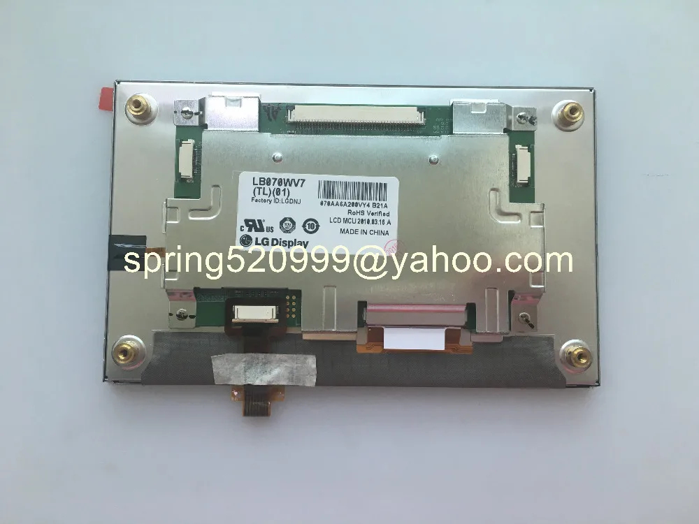 Top quality 7&quot LCD display LB070WV7(TL)(01) LB070WV7-TL01 screen with touch panel for Kia Hyundai Car GPS navi modules | Электроника
