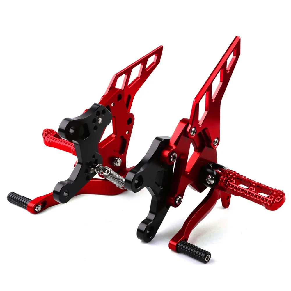 SMOK Мотоцикл с ЧПУ Алюминиевый сплав задние наборы Rearset подставка для ног колышки для Kawasaki Z900 Z 900 2012