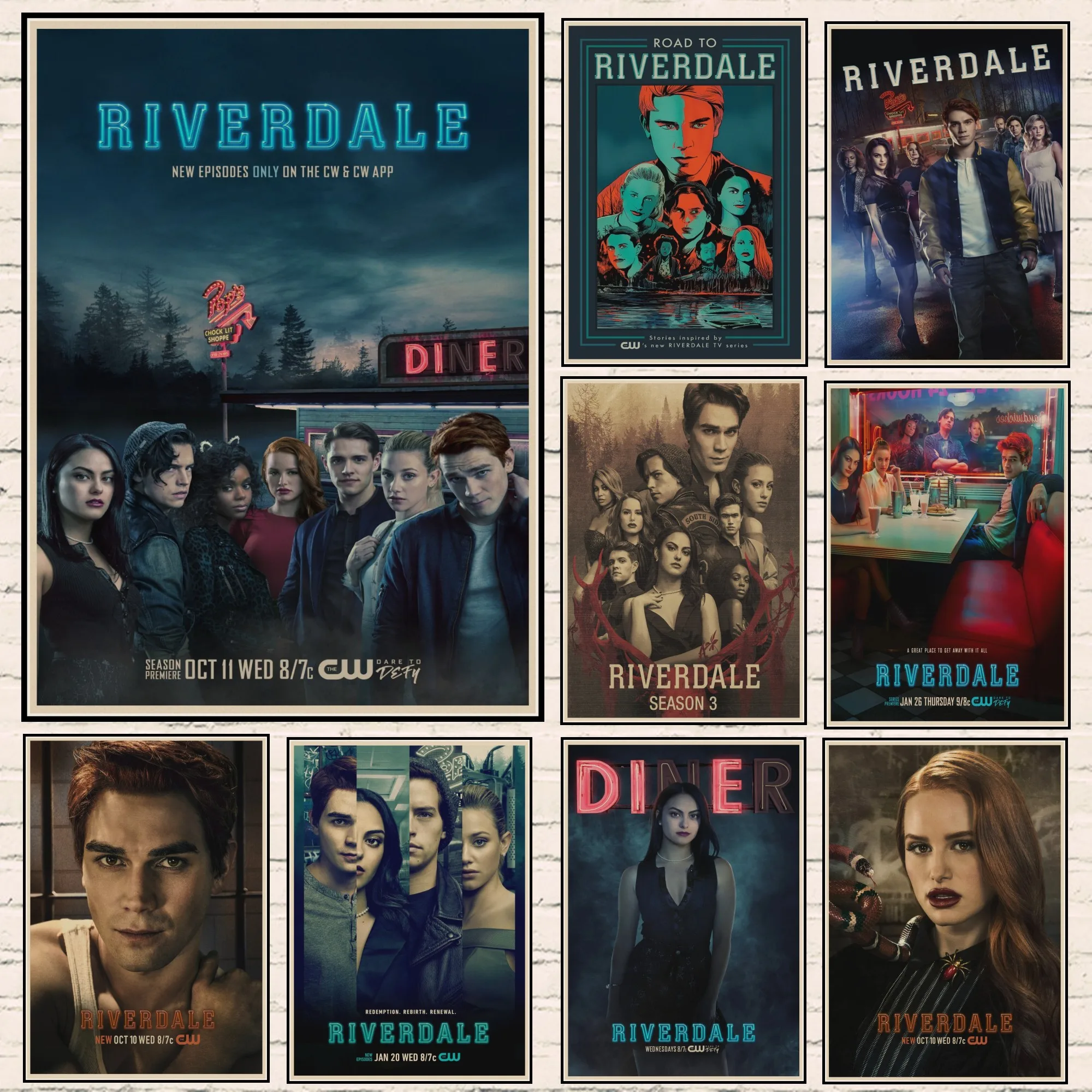 Художественная живопись ривердэйл Сезон 5 6 популярный ТВ-сериал поп-кинопостер и
