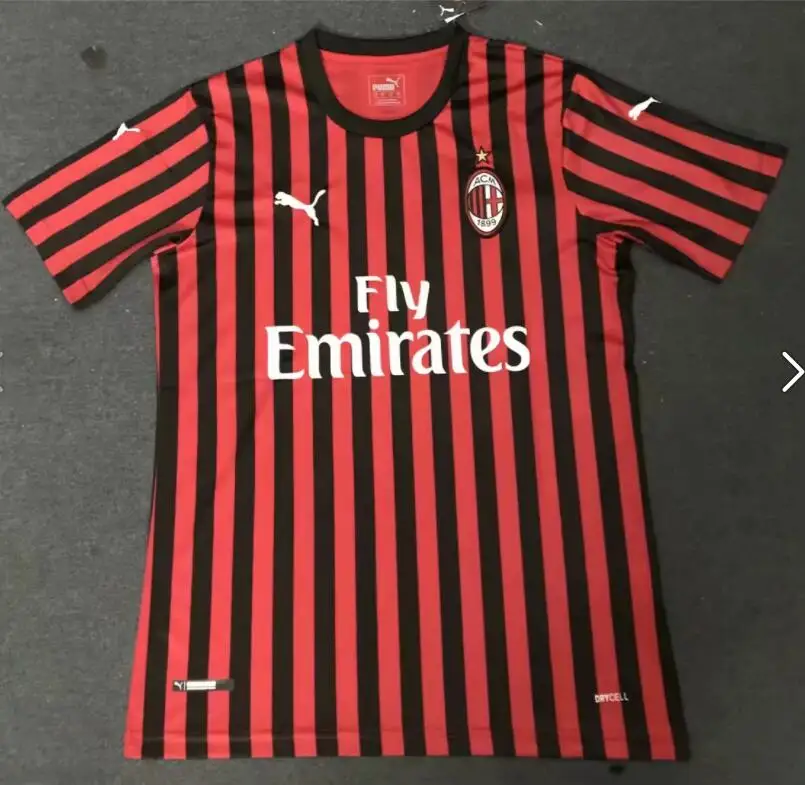 19 20 AC milan soccer jersey PIATEK PAQUETA SUSO CALDARA CUTRONE ROMAGNOL S. CASTILLEJO AC футбольная рубашка